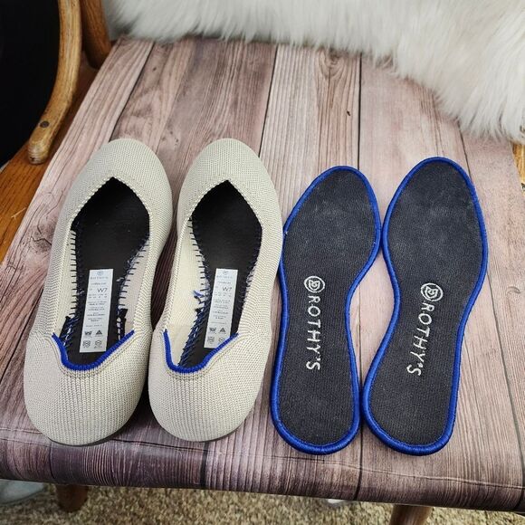 Rothy's The Flat Womens Round Toe Ballet Flat Sz 7 - Picture 6 of 11